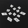 Seat Memory Button Switch Sticker For Mercedes-Benz GLK 2009-15 Silver Aluminum