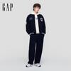 Gap Мужская стеганая куртка с вышитым логотипом и воротником-стойкой