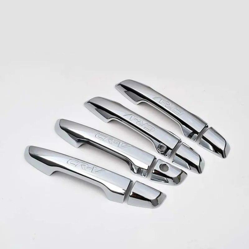 FUNDUOO For Honda CR-V CRV 2017 2018 New Chrome Door Handle Covers Trim Overlay Car Styling Accessories