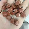 Natural Crystal Agate Irregular Pendants (15-20mm) for DIY Jewelry
