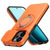 Сдвижная крышка объектива камеры Бронированный чехол для телефона Для OPPO Reno14 Pro Reno 14F Металлическое кольцо Подставка-держатель Ударопрочный корпус из ТПУ-пластика