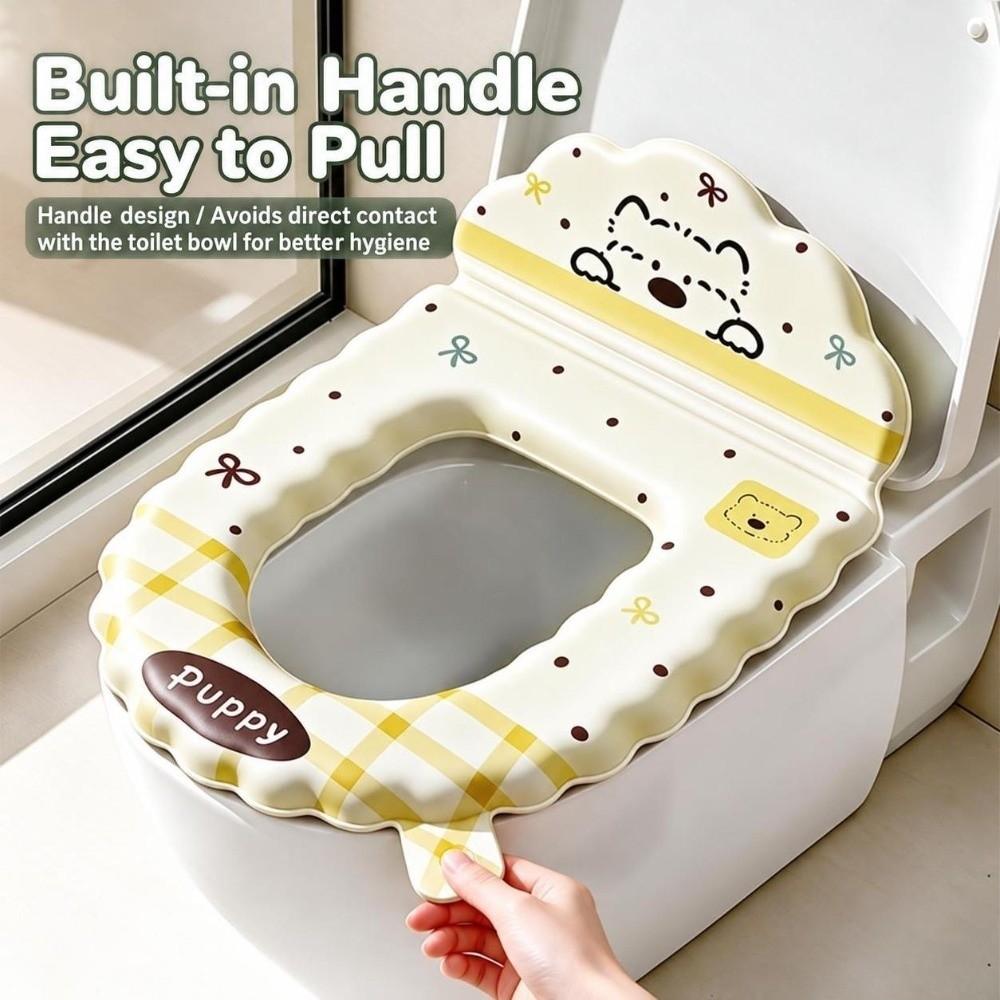 Thickened Backrest Toilet Seat Cover EVA Toilet Mat Toilet Accessories