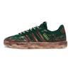 adidas VL COURT 3.0 811 Производство, Винтажная Кожаная Низкая Скейтбордическая Обувь Унисекс Зелено-Коричневая ID6284(Команда80-)