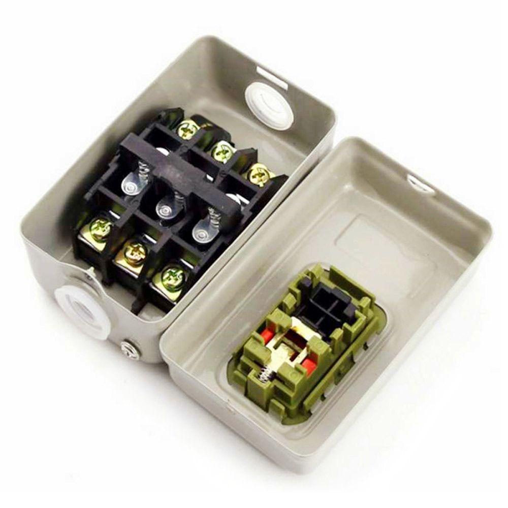 250/380V Three-phase Motor BS-211/216/230 Start Button Switch Metal Button Switch Control Box Power