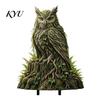 Forest Animal Guardian Statue Woodland Spirit Garden Stake, Yard Decor, 3D Rustic Lover Gifts for Fairy Patio Planter & Outdoor Display Seasonal Decor