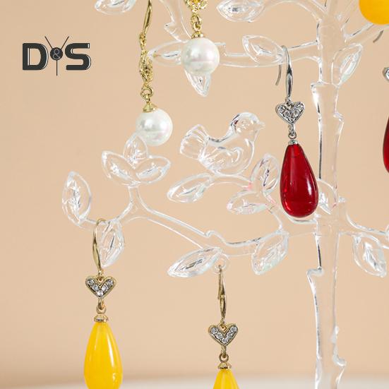 Anti-slip Earring Holder Classification Beautiful Transparent Jewelry Organizer