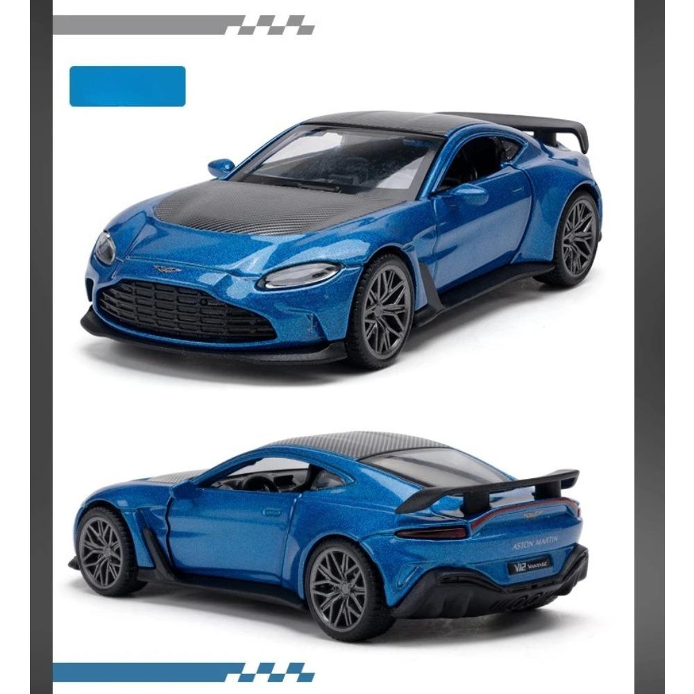 Модель спортивного автомобиля Alston Martin V12 в масштабе 1/43, сплав, коллекционные ornaments с витриной, металлическая миниатюрная игрушка Voiture, подарок