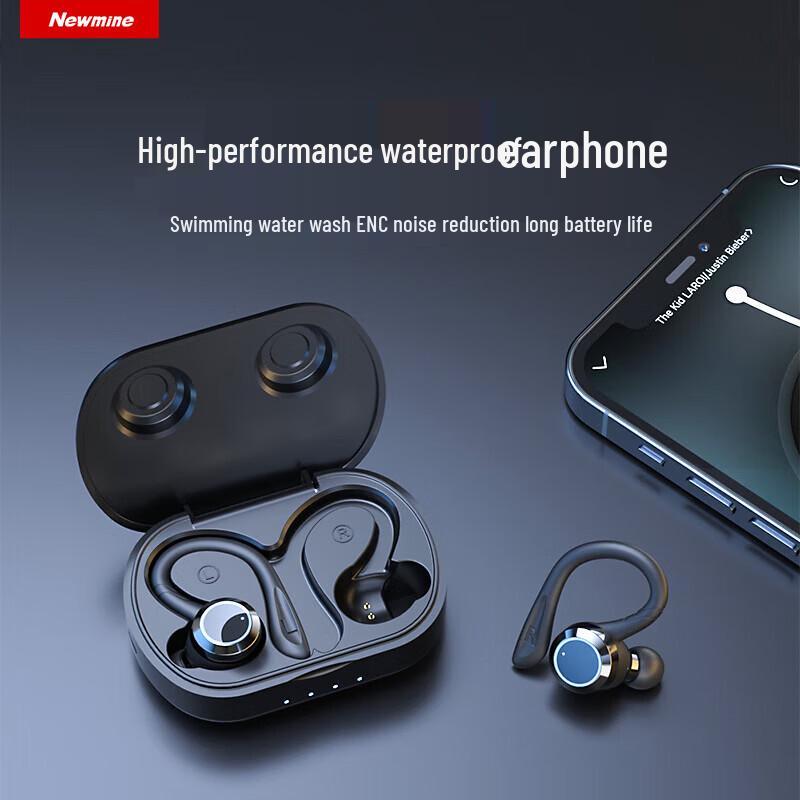 Newman L1 Bluetooth-наушники-вкладыши с креплением за ухо для спорта