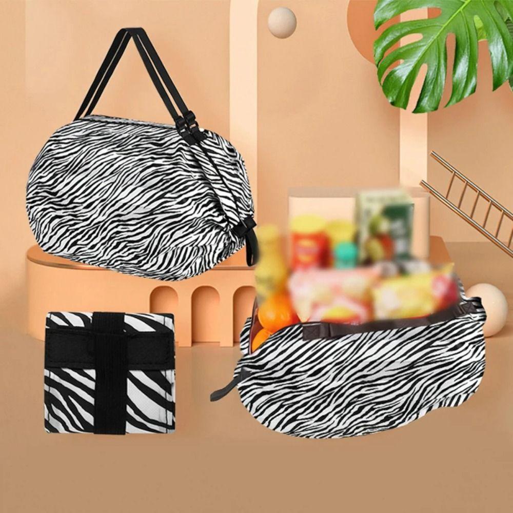 Reusable Beach Bag Portable Foldable Eco Bag Grocery Bag Travel Shoulder Handbag  Supermarket