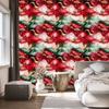 Ink Red, Coral and Green Wallpaper for Living Room and Bedroom 50x1000