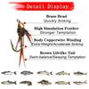6/10Pcs/Box 2 Mixed Styles Bead Head Fast Sinking Nymph Lure, Humpy Fly&Brasshead Prince Nymph Fishing For Trout Artificial Insect Bait Lure