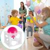 Складная пластиковая коробка для измерения размеров воздушных шаров, кубическая мера с легкостью, 11 отверстий для воздушных шаров диаметром 2–10 дюймов, точный инструмент для измерения воздушных шаров