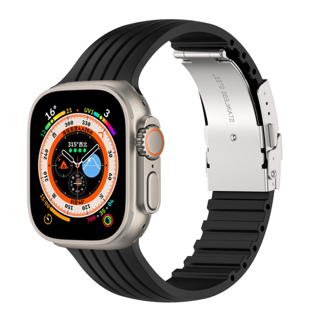 Силиконовые ремешки Для Apple Watch 10 ремешок 44мм 40мм 45мм 41мм 49мм 42мм 46мм correa bracelet iwatch series 3 5 6 se 7 8 ultra 2 9