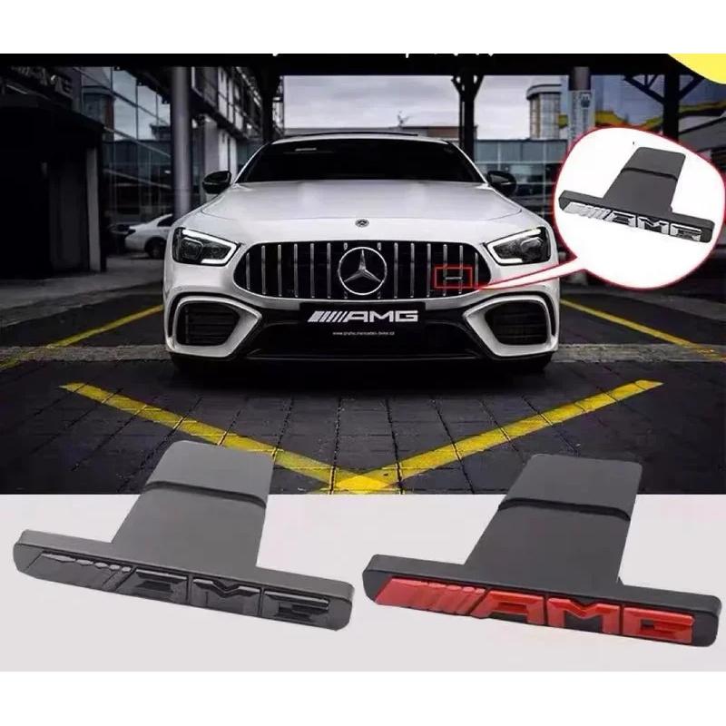 WMFH9 AMG Car Front Grill Badge Emblem Sticker for Mercedes benz W212 W213 W202 W211 W176 W210 W205 Gla Glc Cls Glk Accessories