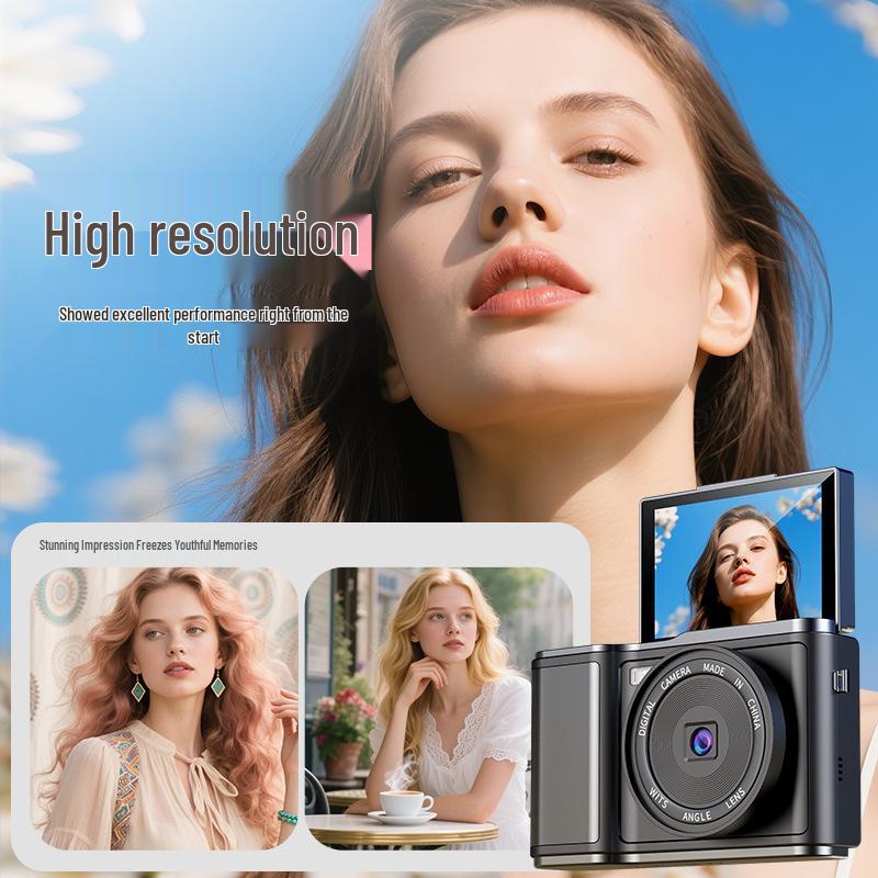 Entry-Level Digital Camera with Flip-Screen for Selfies - Ideal for Students (Consult before buying international products)