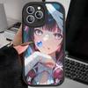 Чехол для телефона Genshin Impact Коломбина Для iPhone 16 15 14 13 12 11 Pro Max Plus Кожаный Мягкий Чехол