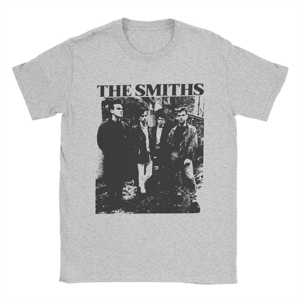 Футболка Smiths Vintage Pencil Drawing Style для мужчин, музыкальная повседневная футболка из чистого хлопка с круглым рукавом, футболка с принтом, одежда
