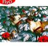 Алмазная вышивка Распродажа Олень 5D Алмазная картина Зимняя мозаика Полный квадратный животных Рождественские украшения для дома