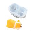 Lovely Dessert Baking Mold Cute Animal Shape Clear Puddings Mould  Desktop Decoration