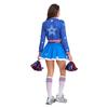 Blue Cheerleaders Women's Cheerleaders Halloween Adult Costume Football Babe Racing Costume Performance Stage Costume
