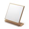 HORIUCHI MIRROR Tabletop Mirror for Easy Makeup Application, Wood Stand Mirror, Large, Wood Grain Finish, Makeup Mirror, Gift