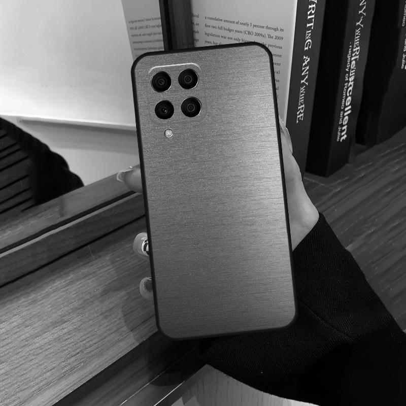Steel Iron Metal Pattern Case For Samsung Galaxy M13 M53 M51 M31 M11 M14 M34 M54 M12 M32 M52 M16 M36 M56 M15 M35 M55
