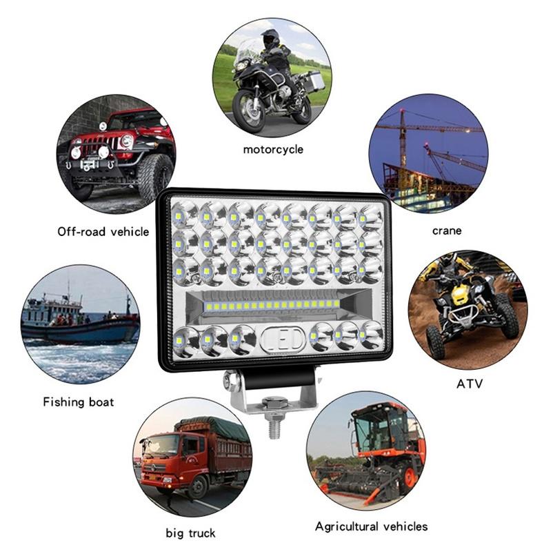 Мини прожектор 6-дюймов 288W для установки на авто мото водную технику