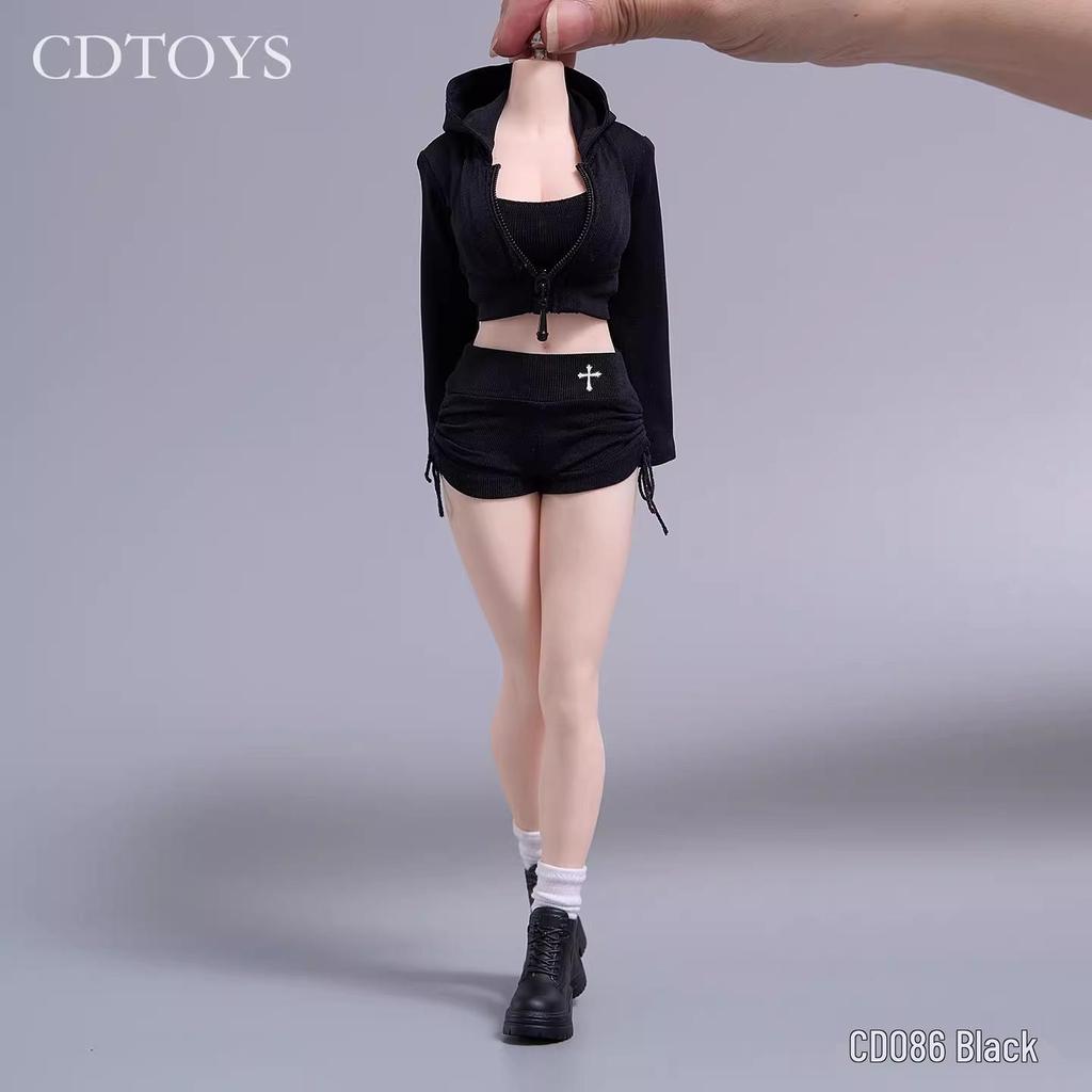 CDtoys CD086 Масштаб 1/6 Женский Солдат Повседневный Спортивный Набор Шорт для Фигурок
