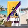Melbourne Storm Custom Beach Towel, Print Your Name Text Lightweight Absorbent Towel for Swimming Travel