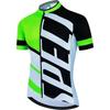 Men Women Cycling Jersey Bib Shorts Set Fluorescent Green Red Black Quick Dry Breathable Sportswear