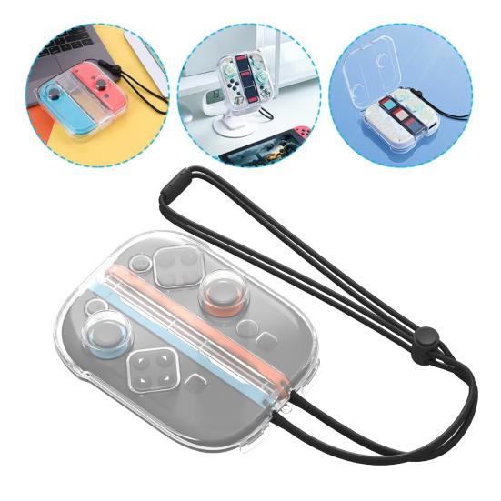 Пылезащитный чехол для Nintendo Switch 2 Joy-Con Водонепроницаемый Пылезащитный Защитник Геймпада Портативный Прозрачный Ударопрочный Защитный Чехол для Хранения Геймпада
