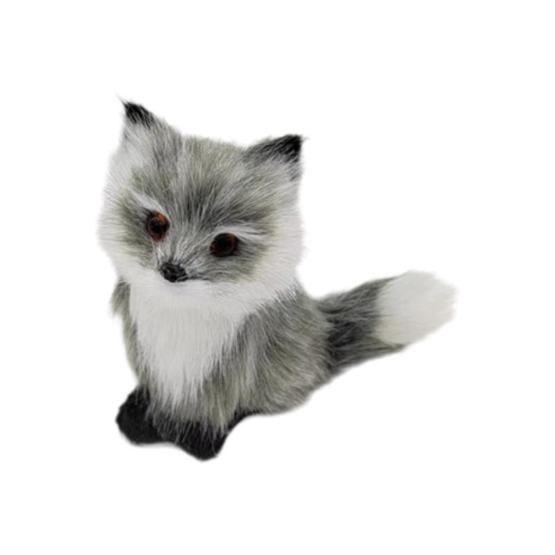 Искусственный мех Лисы Украшение Легкий Безопасный для детской комнаты Офис Вечеринка Украшение Фигурка животного Подвеска