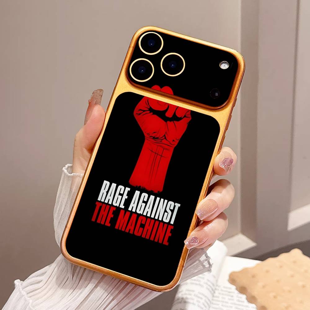 Band Rage A-Against The M-Machine Классический Задняя наклейка-скин Защитная декаль-обертка Для IPhone 17 Pro 17 Pro Max