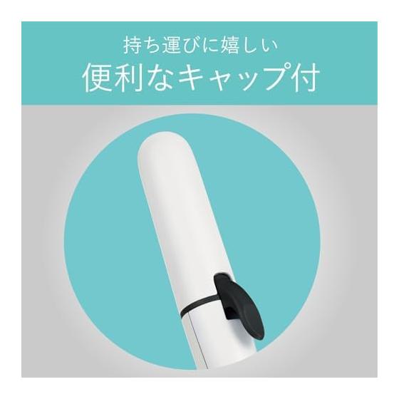 Утюжок для завивки волос Koizumi Curl Hair 25 мм, беспроводной, совместимый с зарубежным USB-портом, 2 уровня регулировки температуры, белый KHR-1320/W
