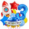 Astronaut Astronaut Themed Birthday Party Decoration Rocket Balloon Aluminum Membrane Balloon Yearly Arrangement