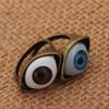 New Vintage Punk Exaggerated Gothic Rings Eye Rings Eyes Rings Jewelry Fashion for Men Women