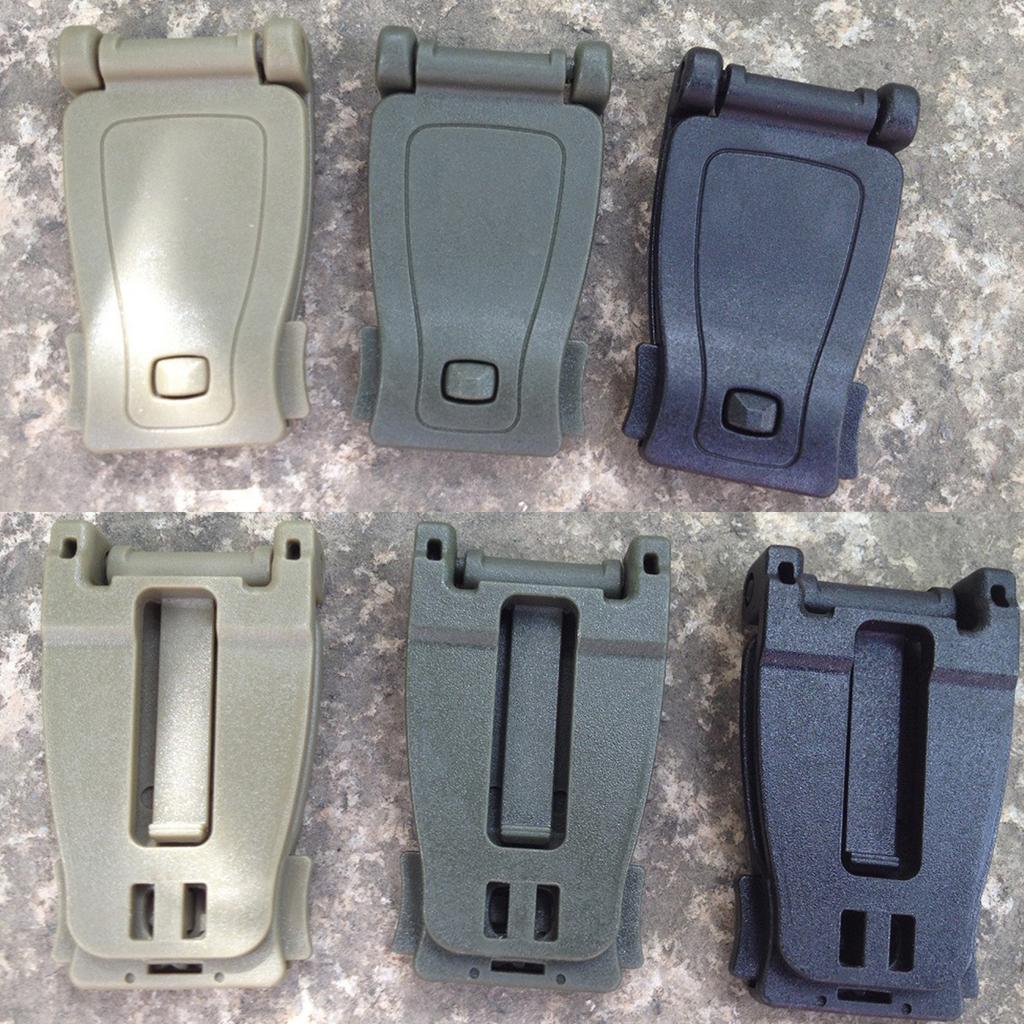 2Pcs/set Tactic Backpack Strap Management Clip for Webbing Multipurpose Backpack Strap Clip Webbing Dominator Buckle