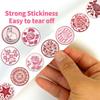 500-Sheet Roll Floral Stickers for DIY Journals, Phone Cases, and Notebooks