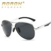 Metal Frame Men Fashion Polarized Sunglasses Classic Design Outdoor Vintage Anti Glare Driving Glasses Eyewear