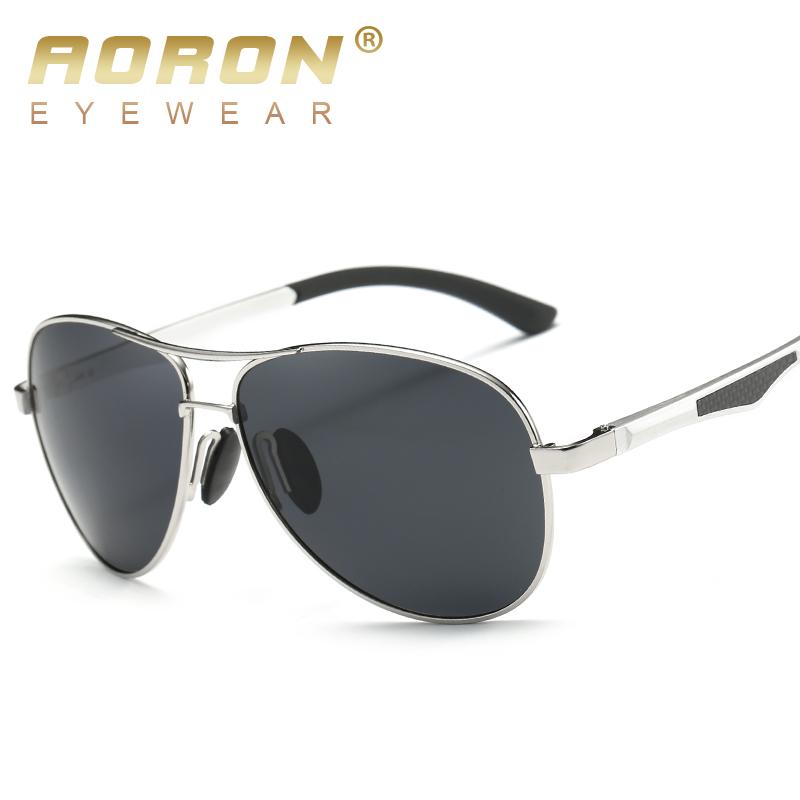Metal Frame Men Fashion Polarized Sunglasses Classic Design Outdoor Vintage Anti Glare Driving Glasses Eyewear