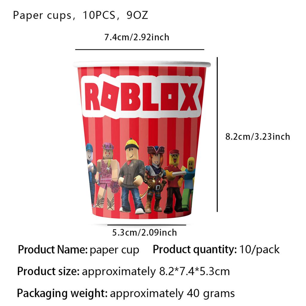 New Model Roblox 99 Nights InThe Forest Birthday Party Decoration Tableware Tablecloth Plates Paper Cup Napkin Cake Topper