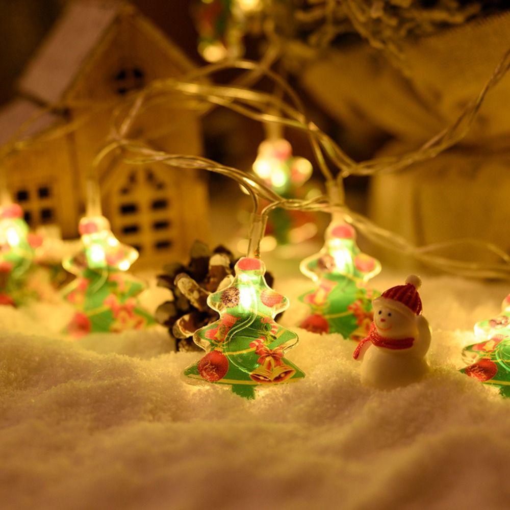 Snowman Christmas Light String Christmas Tree Xmas Ornaments Light Christmas Lights Strip Party