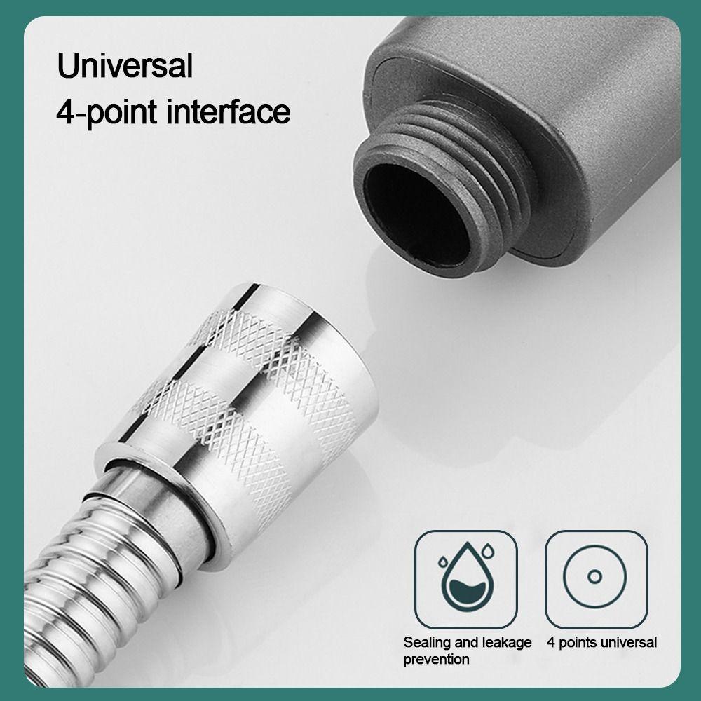 Bath Rainfall 4 Mode Adjustable Water-saving Sprinkler Shower Head Bathroom Booster Shower Sprayer