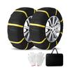 Smile Cloth Tire Snow for Light Easy No Jacking Low Vibration and No Tire Compatible with Tire Chains R16 K-One's Chains, Socks, Non-Metallic,
