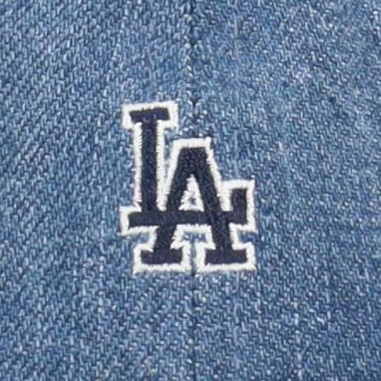 NEW ERA Cap 9TWENTY LA Dodgers Mini Logo Blue Denim Navy Logo 920