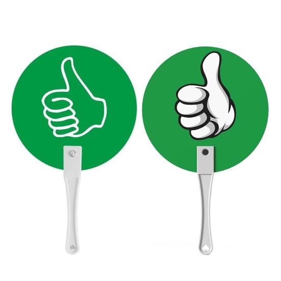 Yousheng 10 шт., доски для голосования «большой палец вверх/большой палец вниз» для учителей и учеников, доски для ответов «правда/ложь»