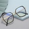 Retro Polygonal Anti-Blue Glasses Metal Glasses Frame Literary And Artistic Student Glasses Glasses Frame