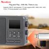 DAB FM радио портативное с будильником ЖК-дисплей Bluetooth-совместимый 5.0 цифровое радио DAB FM аудиоплеер приемник для USB TF