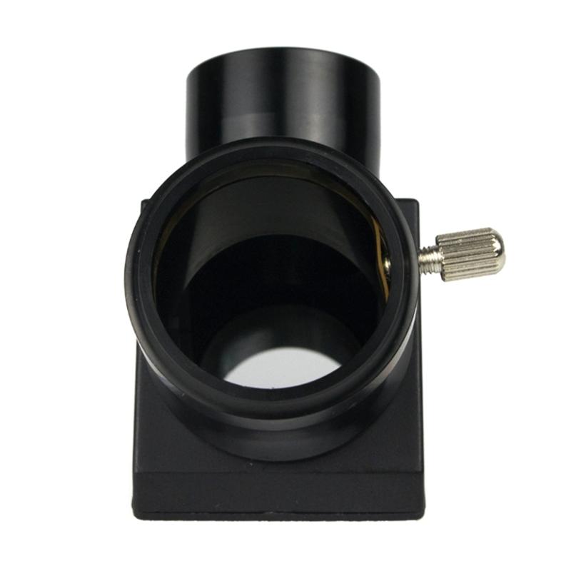 Stable 1.25inch 90° Star Diagonal Adapters Pressure Rings for Telescope Aluminum Diagonal for New Viewings Experience