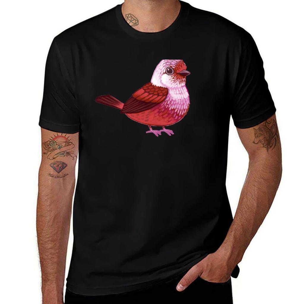 Pride Birds Pinkheaded Warbler Tshirt Big And Tall Short Sleeve Tee